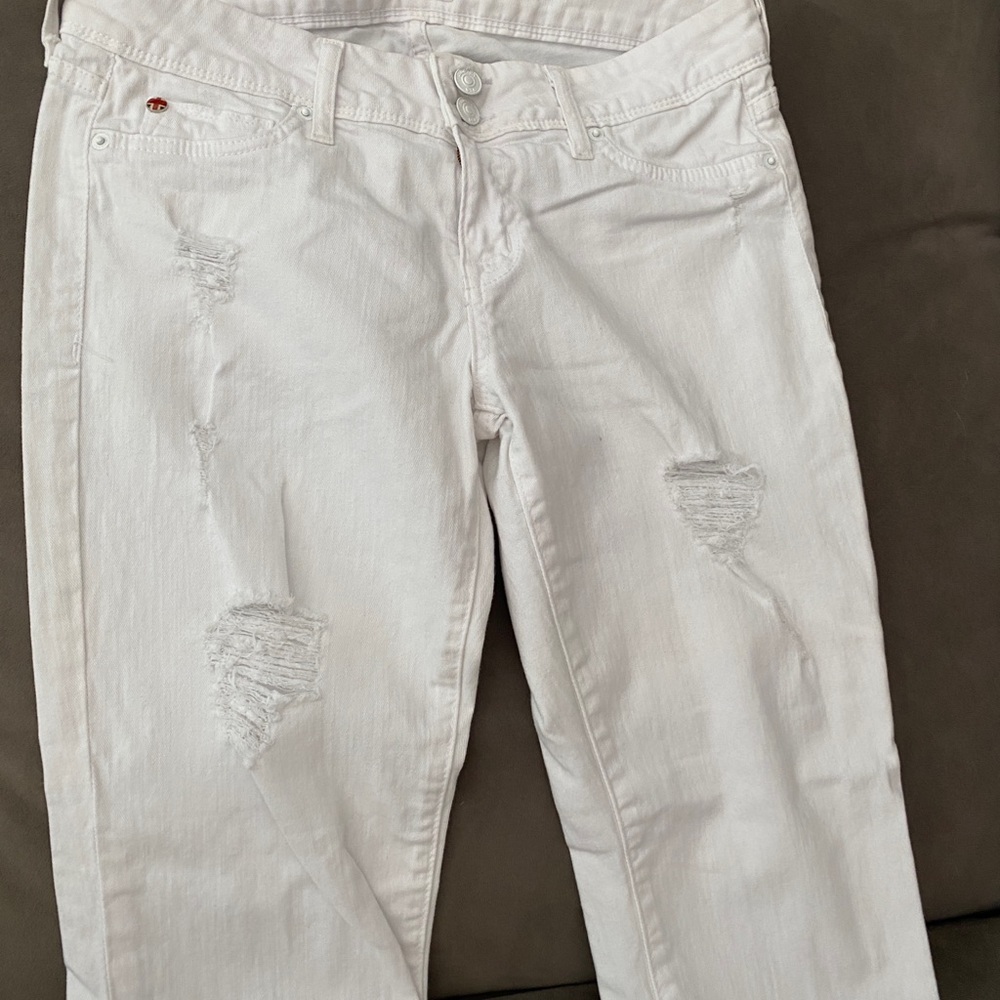 Hudson white jeans